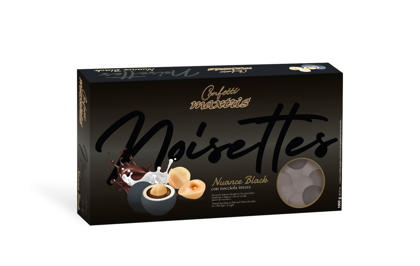 MAXTRIS - CONFETTI LES NOISETTES NUANCE BLACK GR.1000