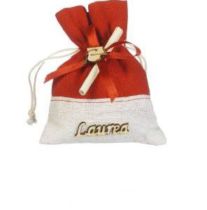 SM - SACCHETTO SCRITTA LAUREA cm.10