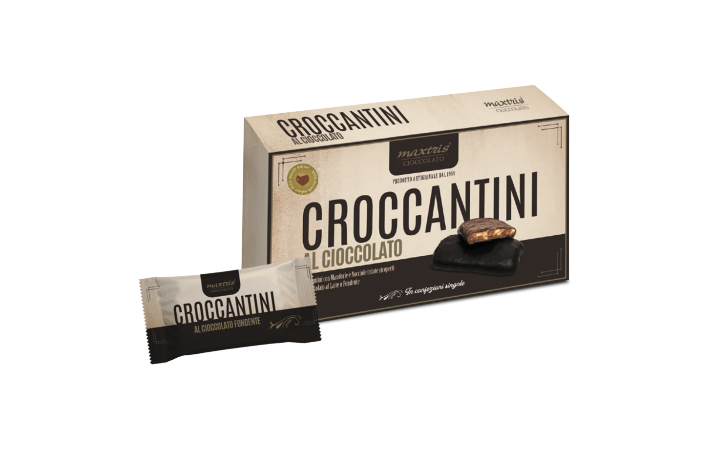 MAXTRIS - CROCCANTINI AL CIOCCOLATO ASS.TI GR.150