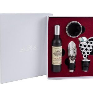 LE STELLE - SET 4 PZ. ACCESSORI VINO
