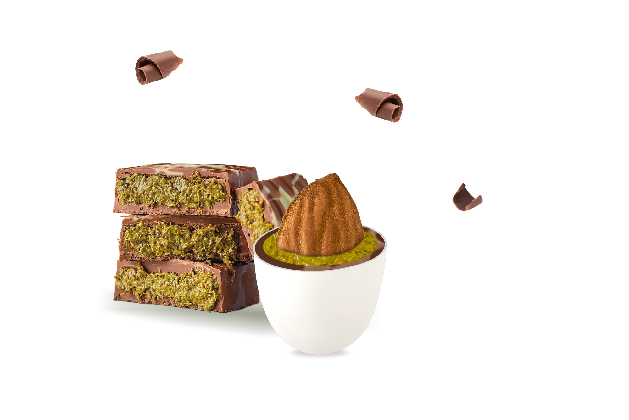 MAXTRIS - Confetti DUBAI Pistacchio e Kadayif bianco gr. 500 - immagine 2